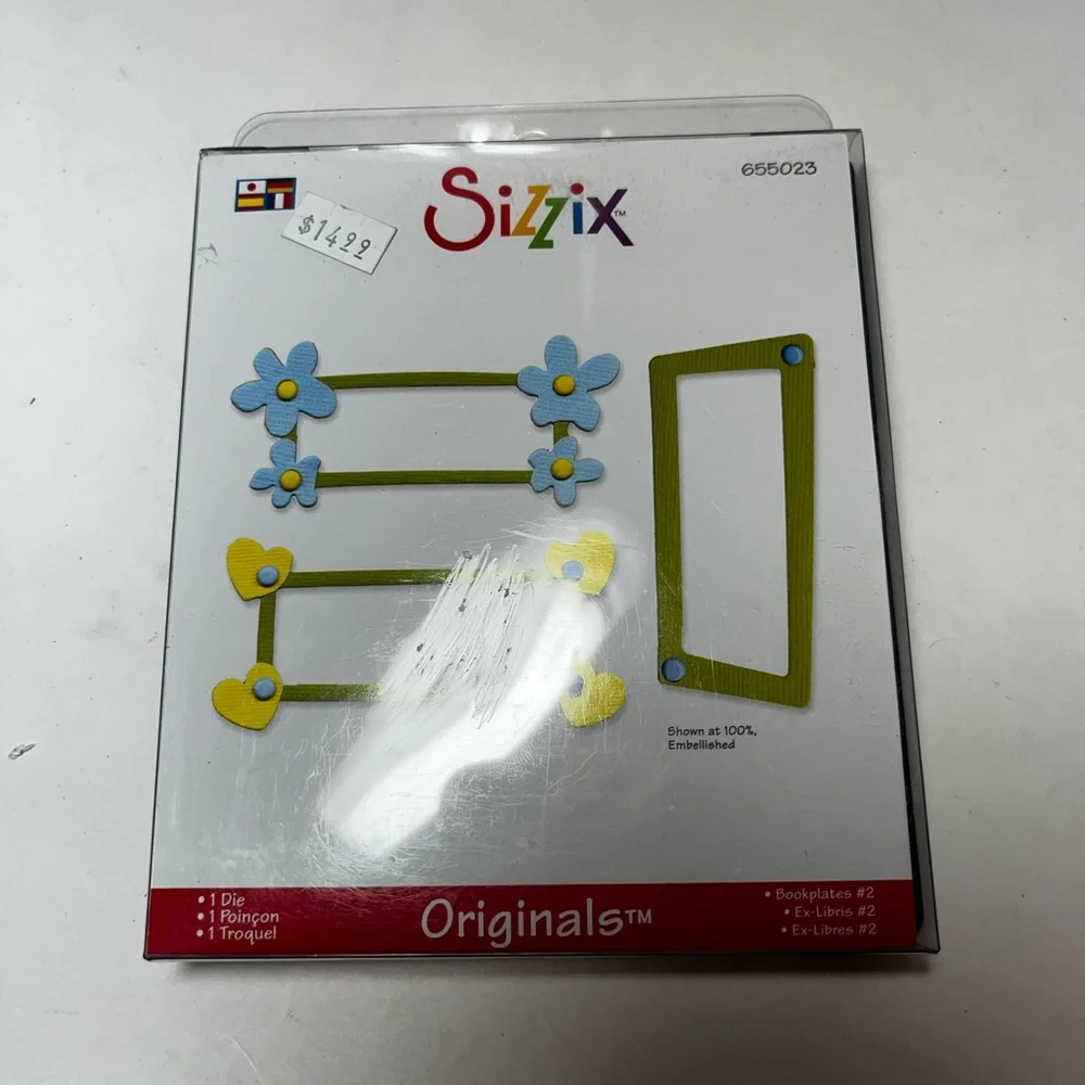 Sizzix originals - frame, flower and large flower